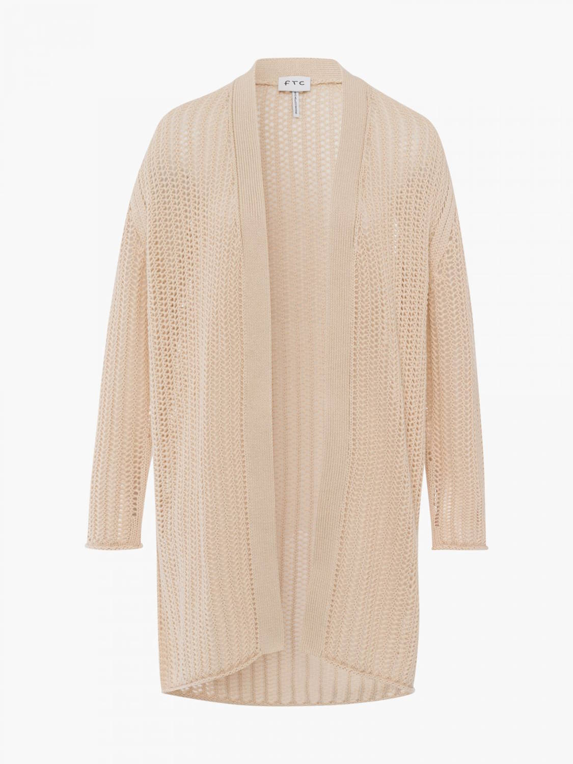 Cardigan im Lochstrick aus Kaschmir-Mix FTC Cashmere – WeLoNat